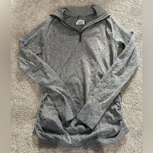 Athleta quarter zip Gray size Small